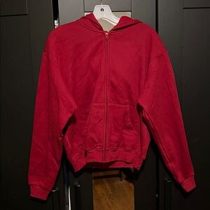 SKIMS Red Hoodie
